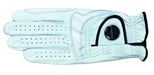 Haukeschmidt Arabella Reithandschuhe aus Leder Unisex Weiß Taille 10,5 wasserabweisend – Bild 1 von 3