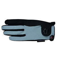 Produktbild von Haukeschmidt Forever Reithandschuhe aus Leder Unisex Grau-Schwarz Taille 7