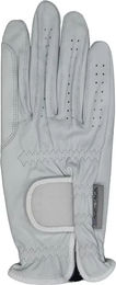 Produktbild von Haukeschmidt Galaxy Magic Tack Reithandschuhe aus Leder Weiß Taille 8,5
