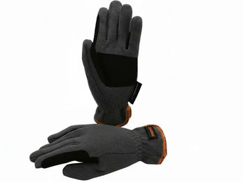 Produktbild von Haukeschmidt Greenland Reithandschuhe für Damen und Herren mit Fleece-Futter Grau Größe S