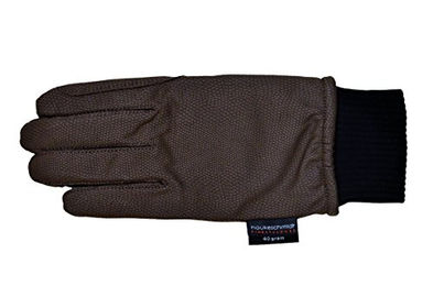 Haukeschmidt Iceland Winter Reithandschuhe für Kinder aus Kunstleder Braun Größe 6.5 – Bild 1 von 2