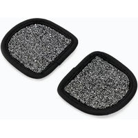 Produktbild von Haukeschmidt Magic Tack Fabrics Textiler Aufnäher Schwarz Silber Unisex