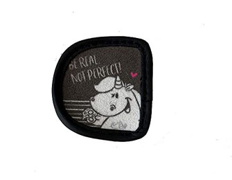 haukeschmidt Pummel & Friends MagicTack Patches für Reithandschuhe Pummeleinhorn Schwarz – Bild 1 von 3