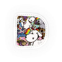 Produktbild von Haukeschmidt Pummel & Friends MagicTack Textil-Patches für Reithandschuhe Weiß Bunt 4er Pack