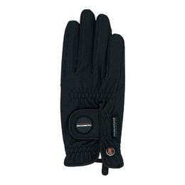 Haukeschmidt Reithandschuh A Touch of Class Unisex Schwarz aus Kunstleder Größe 6.5 – Bild 1 von 11