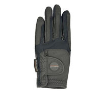 Produktbild von Haukeschmidt Reithandschuh Keep in Touch aus Leder Schwarz Größe M Unisex
