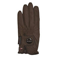 Produktbild von Haukeschmidt Reithandschuhe A Touch Of Class aus Kunstleder Braun Größe 10,5 Unisex