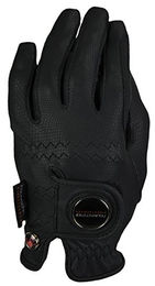 Haukeschmidt Reithandschuhe A Touch Of Class aus Kunstleder Schwarz Größe 10,5 Unisex – Bild 1 von 2