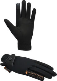 Produktbild von Haukeschmidt Reithandschuhe Ping Pong Schwarz Unisex Größe L aus Polyester