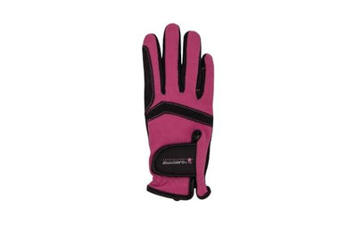 Haukeschmidt Reithandschuhe Tiffy für Kinder in Rosa Größe 4,5 – Bild 1 von 2