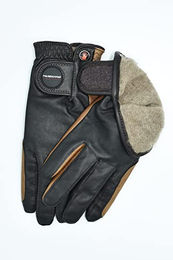 haukeschmidt Unisex Reithandschuh Winter Finest aus Leder Größe 6,5 Braun – Bild 1 von 3