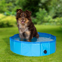 Produktbild von Haushalt International Hundepool Blau aus Polyester wasserdicht Größe L