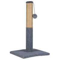 Produktbild von Haushalt International Katzenkratzbaum Kratzsäule mit Spielball und Juteseil beige grau 53 cm