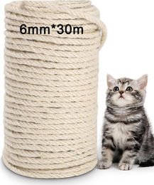 Haushalt International Sisal Schnur Weiß 30 m für Katzenkratzbäume – Bild 1 von 1