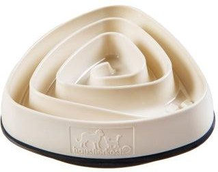 haustierkost Anti-Schlinger Napf Slow Feeder für Hunde aus Kunststoff Beige ø 28,5 cm 0,7 l – Bild 1 von 2