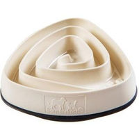 Produktbild von haustierkost Anti-Schlinger Napf Slow Feeder für Hunde aus Kunststoff Beige ø 28,5 cm 0,7 l