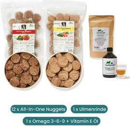 Haustierkost BARF-Einsteigerpaket für kleine Hunde mit Huhn und Rind 12 x 750 g - 13 x 750 g – Bild 1 von 4
