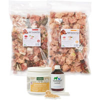 Produktbild von Haustierkost BARF Einsteigerpaket für mittelgroße Hunde mit Rind und Huhn getreidefrei monoprotein 15 x 800 g - 17 x 800 g
