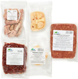 haustierkost BARF Geflügel Paket Hund Sensitive Monoprotein mit hohem Fleischanteil 15 kg - 24 x 500 g – Bild 1 von 4