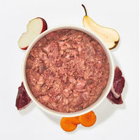 Produktbild von Haustierkost BARF Komfort Plus Ente Fertigbarf für Welpen hypoallergen 500g