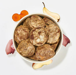 Produktbild von haustierkost BARF Komfort Plus Kaninchen Taler für Hunde getreidefrei 800 g - 0,8 kg