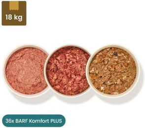 Haustierkost BARF Komfort PLUS Menü für Hunde Welpe mit Rind Huhn und Lachs 36x500 g - 36 x 500 g – Bild 1 von 6