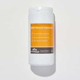 Produktbild von haustierkost BARF Mineral Vitamin Mix Ergänzungsfuttermittel für Hunde 1kg