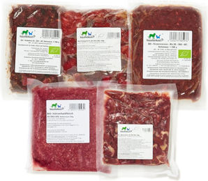 Haustierkost Bio BARF Mix-Paket für Katzen mit Rind und Pute 9 kg – Bild 1 von 4