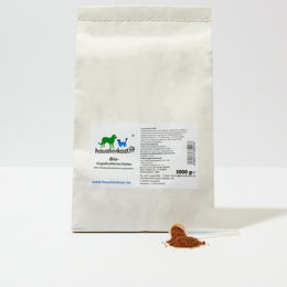 Produktbild von haustierkost BIO-Hagebuttenschalenpulver zur Immunstärkung und Unterstützung von Gelenken sowie Haut und Fell für Hunde aller Altersstufen 1 kg - 1 kg