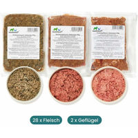 Produktbild von haustierkost.de BARF Frostfutter Hund Aktiv Rind und Truthahn Monoprotein Sensitive 15 kg - 15 kg