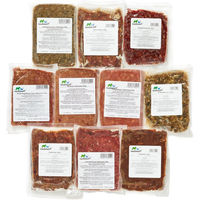 Produktbild von haustierkost.de BARF Frostfutter Paket Hund Senior mit Rind, Truthahn, Lamm und Geflügel monoproteinallergikergeeignet 15 kg - 30 x 500 g