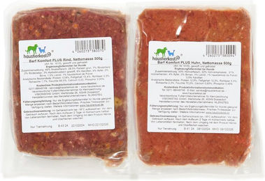 haustierkost.de BARF Komfort PLUS Menü Rind & Huhn für Hunde 20 x 1 kg - 20 x 1 kg – Bild 1 von 5