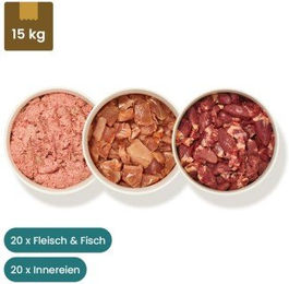 haustierkost.de BARF Paket für Katzen Adult Sensitive Monoprotein 15 kg - 15 kg – Bild 1 von 7