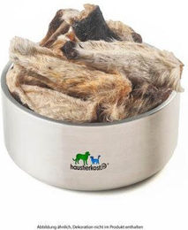 haustierkost.de Bio Lammohren mit Fell und Ohrmuschel getrockneter Naturkauartikel für Hunde und Katzen 500 g – Bild 1 von 2