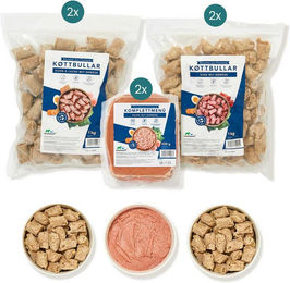 haustierkost.de Probierpaket Finnland BARF Mix für Hunde mit hohem Fleischanteil 5 kg - 6 x 1 kg – Bild 1 von 5
