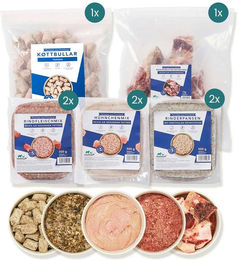 haustierkost.de Probierpaket Finnland BARF Mix für Hunde mit Rind und Huhn 5 kg – Bild 1 von 7