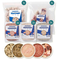 Produktbild von haustierkost.de Probierpaket Finnland BARF Mix für Hunde mit Rind und Huhn 5 kg