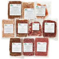 Produktbild von haustierkost.de Schlemmer Paket Katze Gemischtes BARF Frostfutter mit Fleisch Fisch und Innereien 15 kg - 40 x 250 g