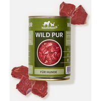 Produktbild von haustierkost.de Wild pur Hundefutter Wildfleisch Monoprotein Getreidefrei 6 x 400 g