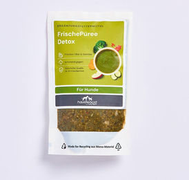 haustierkost FrischePüree Detox Hund Nassfutter mit Gemüse Obst Spirulina und Kräutern zur Verdauungsunterstützung 200 g – Bild 1 von 1