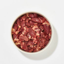 Produktbild von haustierkost Hähnchenherz am Stück Monoprotein für Hund und Katze 500g