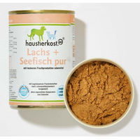 Produktbild von haustierkost Hundefutter Lachs und Seefisch pur Monoprotein Nassfutter Adult 400 g