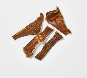 Produktbild von haustierkost Kausnack Rinderdörrfleisch Schlund flach getrocknetes Rindfleisch für Hunde 500 g Monoprotein - 500 g