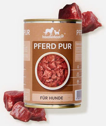 haustierkost Pferd pur Hund Ergänzungsfuttermittel Monoprotein ohne Zusätze 800 g – Bild 1 von 2