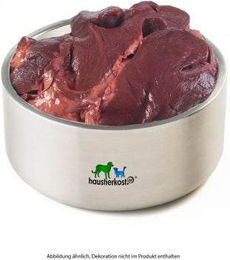 haustierkost Pferdeherz in Streifen als hypoallergenes Monoprotein Einzelfuttermittel für Hunde und Katzen 500 g – Bild 1 von 2