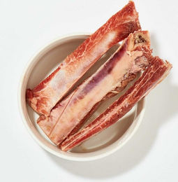 Produktbild von haustierkost Rinder-Langrippe roher Kauartikel für Hunde 1kg - 3 x 26 cm