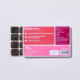 Produktbild von Haustierkost Rinderblut Ergänzungsfuttermittel für Hunde und Katzen 100ml hypoallergen - 100 ml