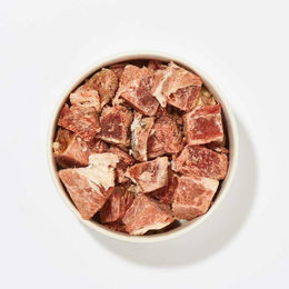 Produktbild von haustierkost Rindermuskelfleischwürfel Monoprotein für Hunde und Katzen 500 g - 500 g