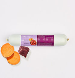 Produktbild von haustierkost Trainingswurst Zarte Ziege Sensitive Belohnungssnack für Hunde und Katzen 400 g - 400 g