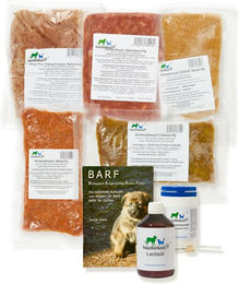 Haustierkost WelpenBox Menü 2 Bio BARF Ergänzungsfuttermittel für Welpen mit Rind und Truthahn 8 kg - 10 x 500 g – Bild 1 von 4